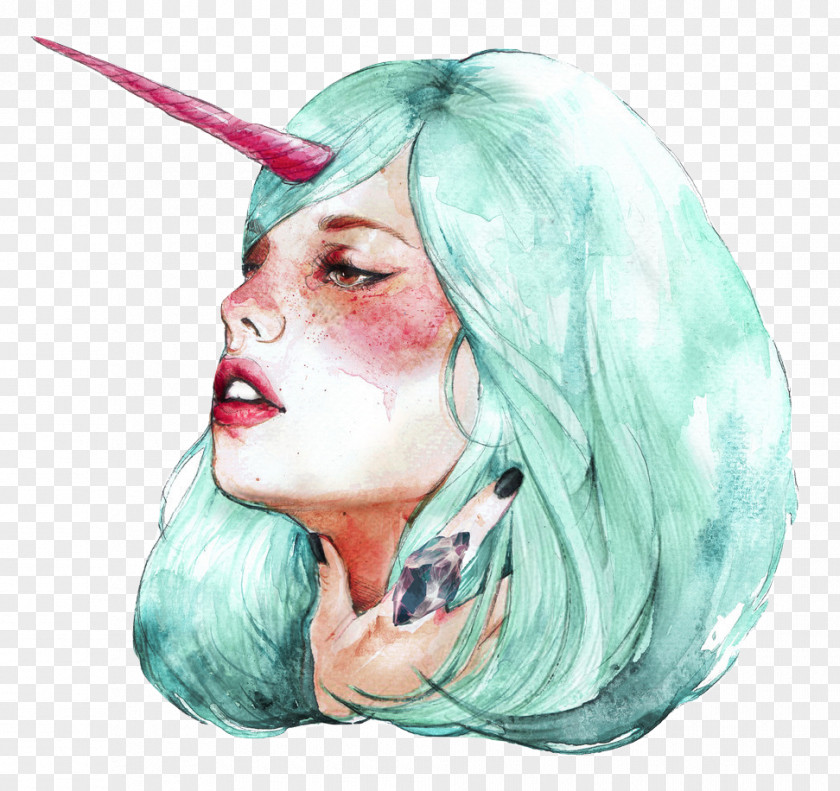 Drawing Unicorn Make-up Artist Fashion Price Brand PNG