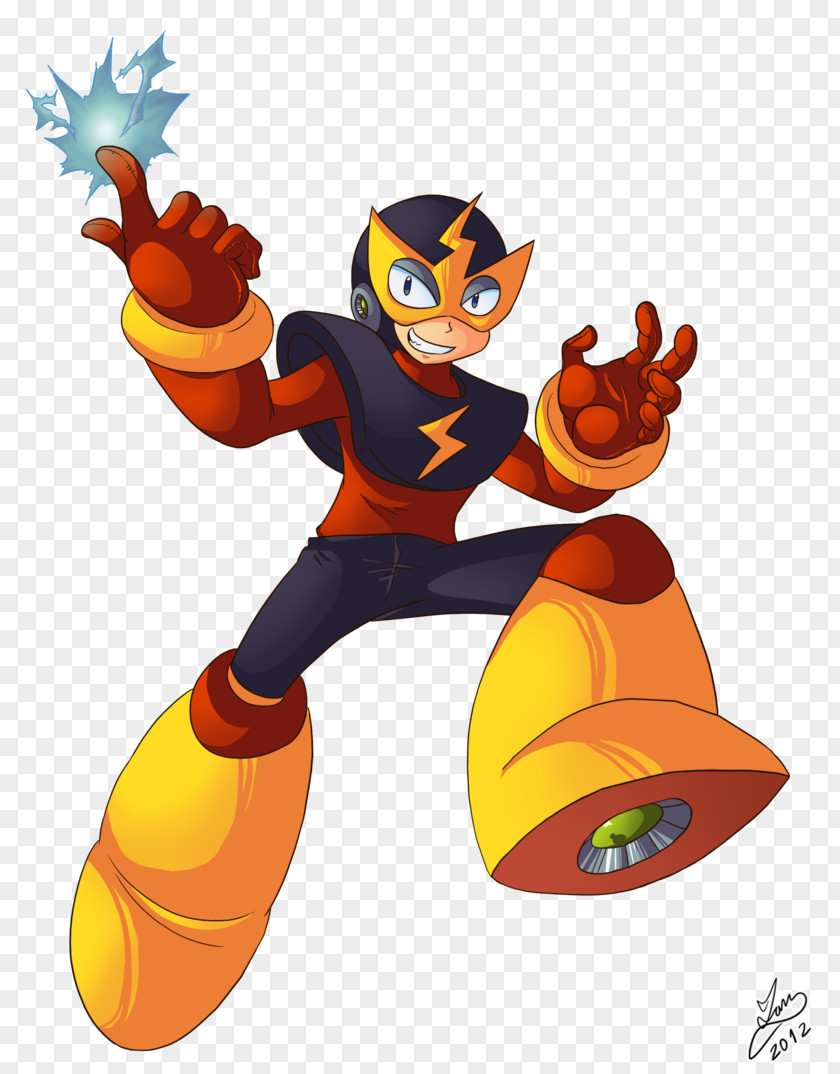 Electricity Man Mega X & Bass 4 Powered Up PNG