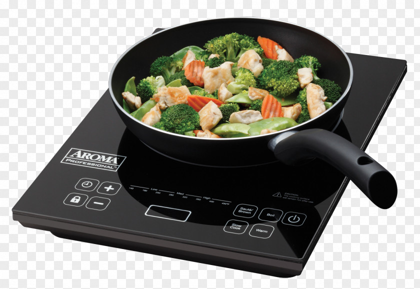 Induction Stove Cooking Kitchen Frying Pan Electric PNG
