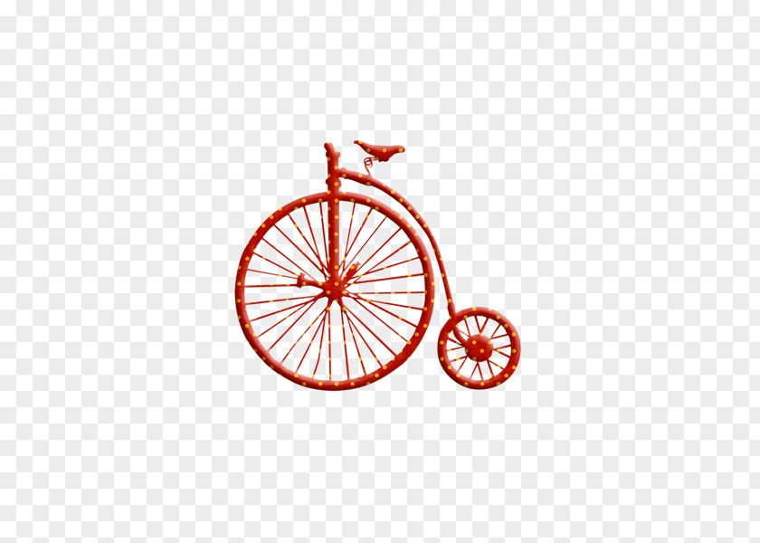 Red Bike Bicycle Penny-farthing Stock Photography Clip Art PNG