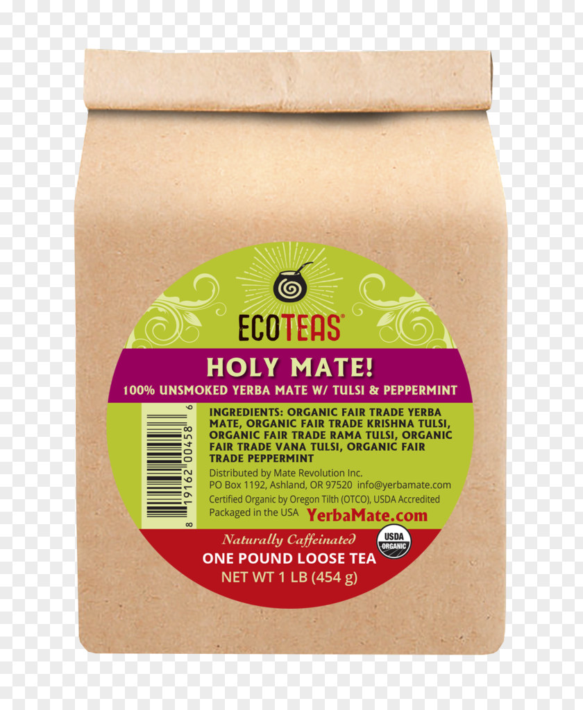 Tea Bag Organic Food Mate Superfood PNG