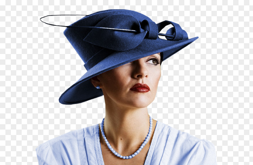 Woman Fedora Sun Hat PNG