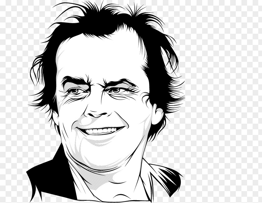 Jack Nicholson Portrait Photography Drawing PNG