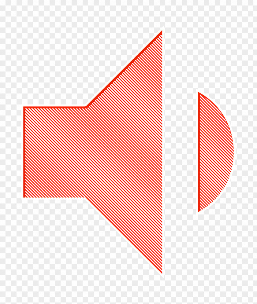 Peach Diagram Down Icon Volume PNG