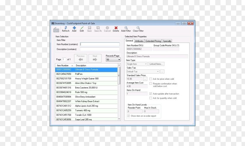 Point Of Sale Computer Software Sales Inventory Management PNG