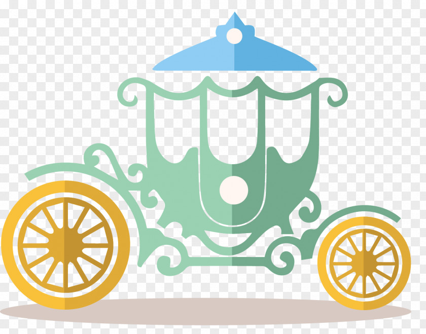 Vector Retro Flat Wagon PNG