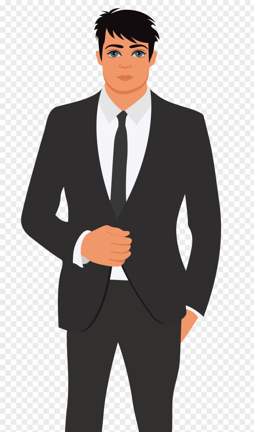 Cartoon Business Man Businessperson Illustration PNG