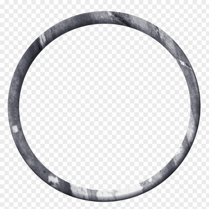 Creative Pattern Ring Rim Circle Black And White Material PNG