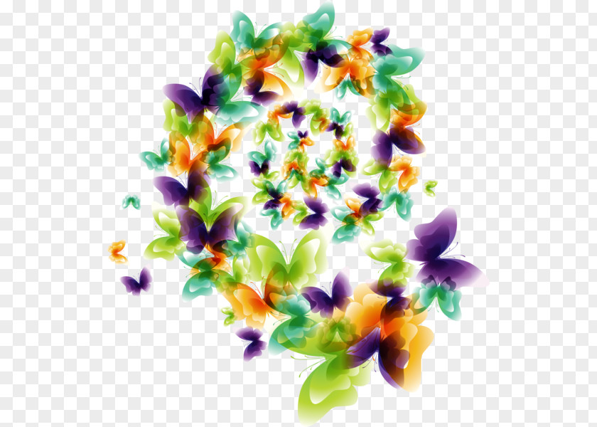 Floral Design Watercolor Painting PNG