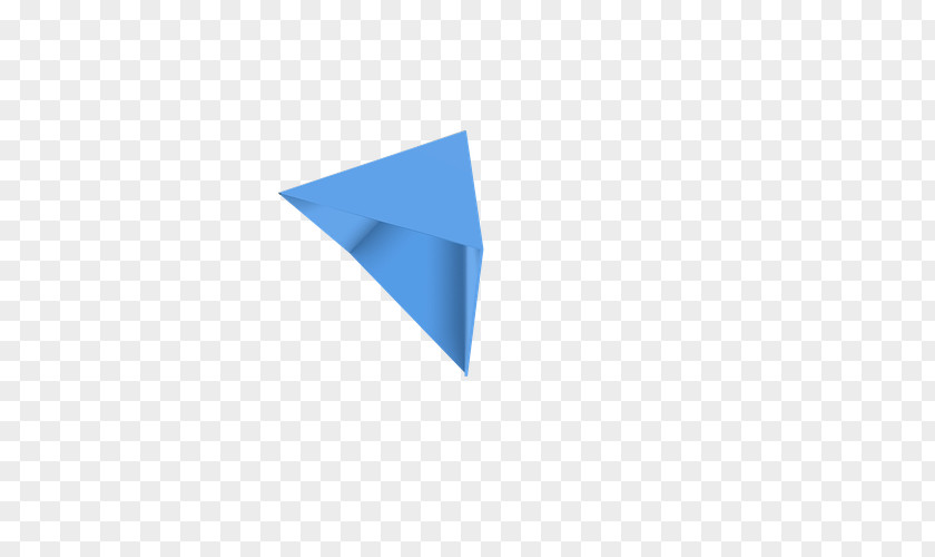 Origami Letters Triangle Cobalt Blue Rectangle PNG