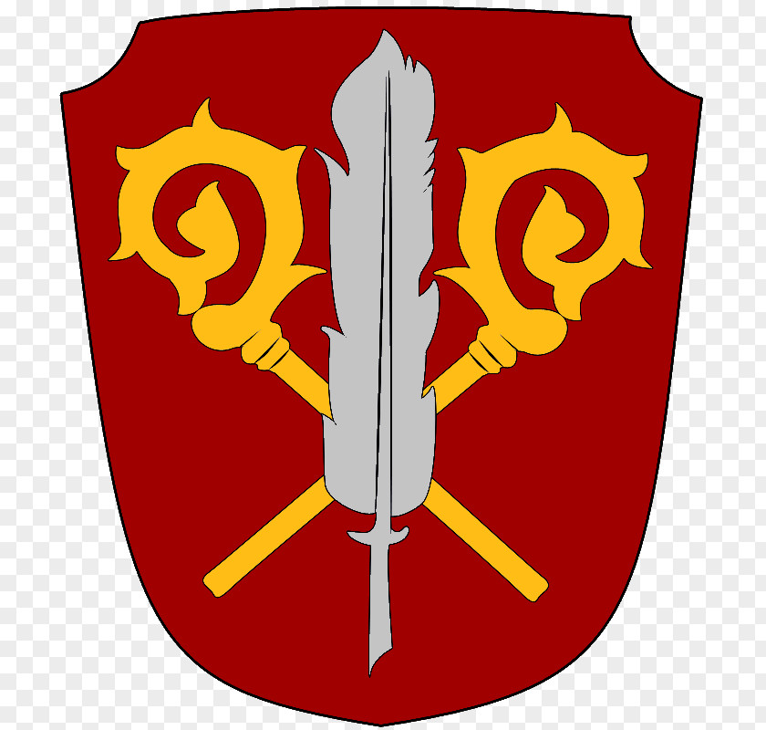Beowulf Grendel Benediktbeuern Coat Of Arms Crosier Crest Heraldry PNG