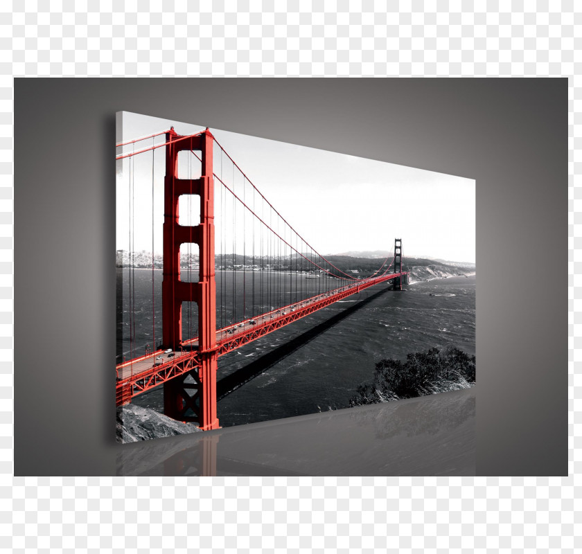 Bridge Golden Gate Carrick-a-Rede Rope Fototapeta Painting PNG