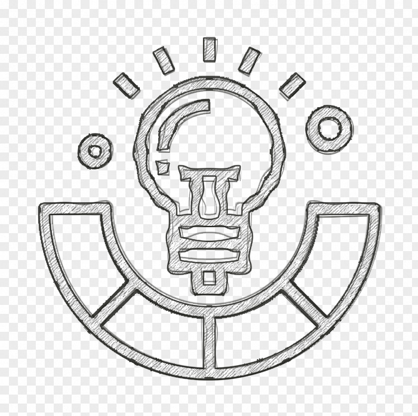 Cartoonist Icon Light Bulb Color PNG