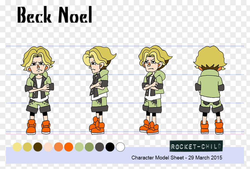 Child Model Sheet Animation Drawing PNG