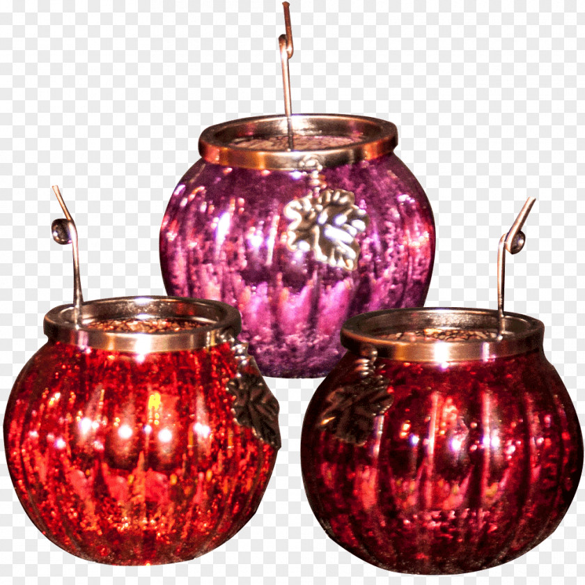 Christmas Ornament Lighting Magenta PNG