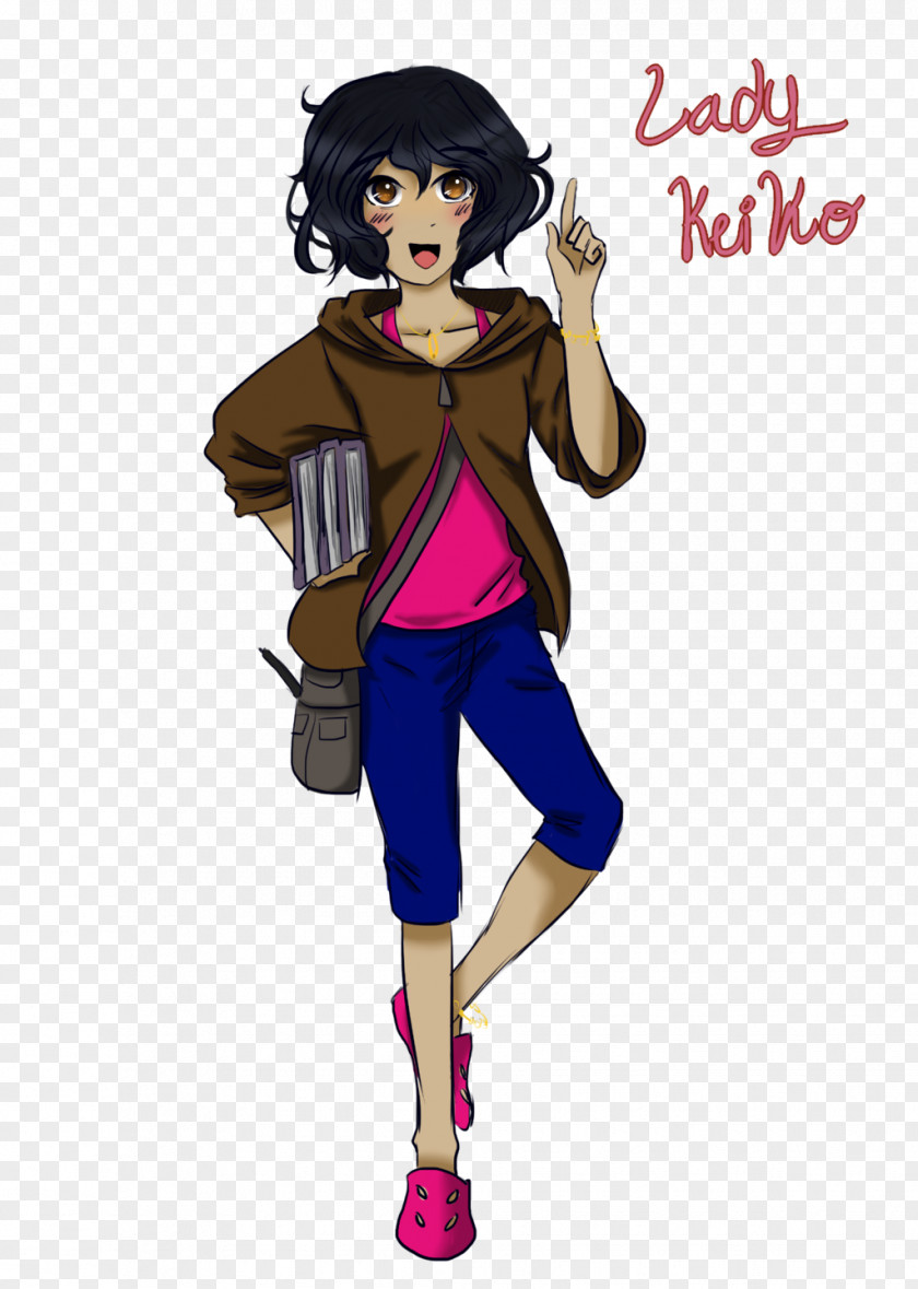 Keiko Costume Design Cartoon Character Outerwear PNG