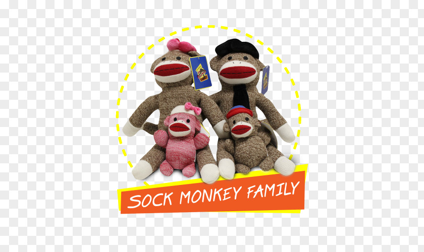 Monkey Sock Stuffed Animals & Cuddly Toys Doll PNG