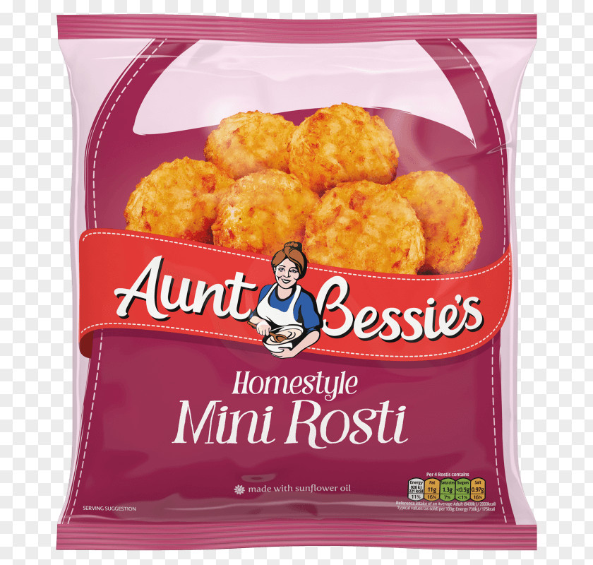 Potato Chicken Nugget Mashed Rösti Aunt Bessie's PNG