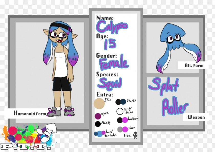 Ptt Splatoon Game Fan Art DeviantArt Drawing PNG