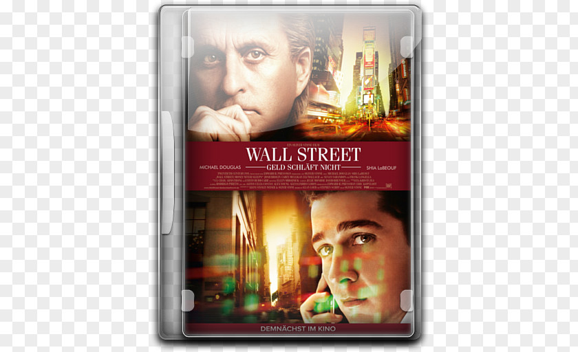 Wall Street Money Never Sleeps Street: Gordon Gekko Oliver Stone Film PNG