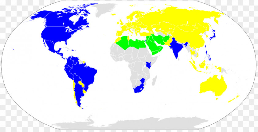 World Map Names Of The Days Week ISO 8601 PNG