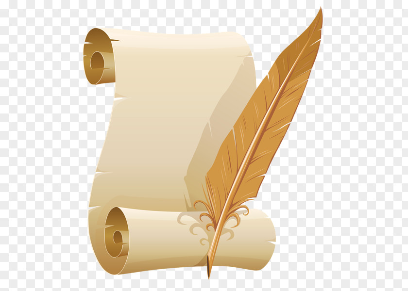 8th March Paper Quill Pen Papyrus Inkwell PNG