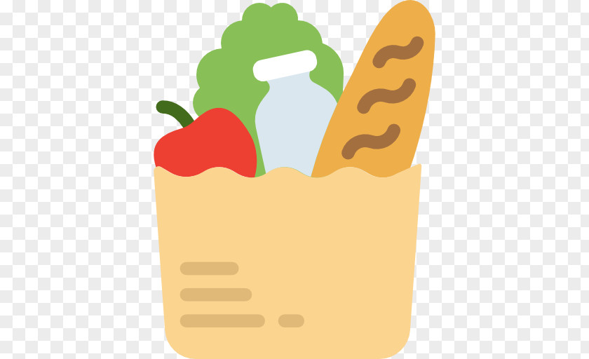 A Bag Of Food Grocery Store Shopping List Icon PNG