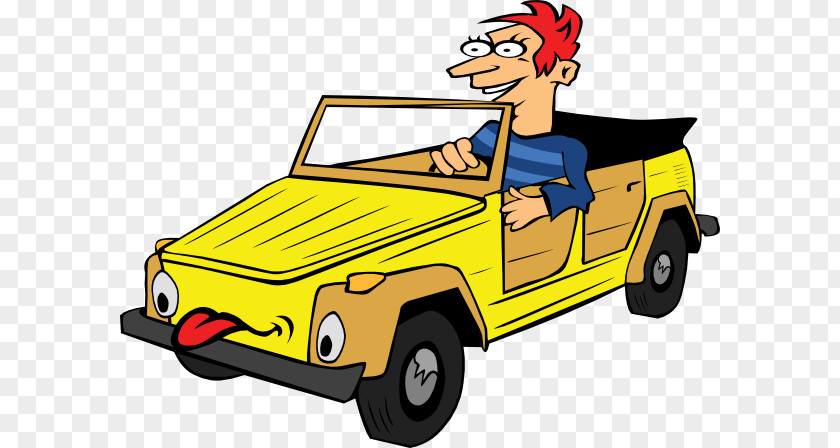 Driving Car Clipart Cartoon Clip Art PNG