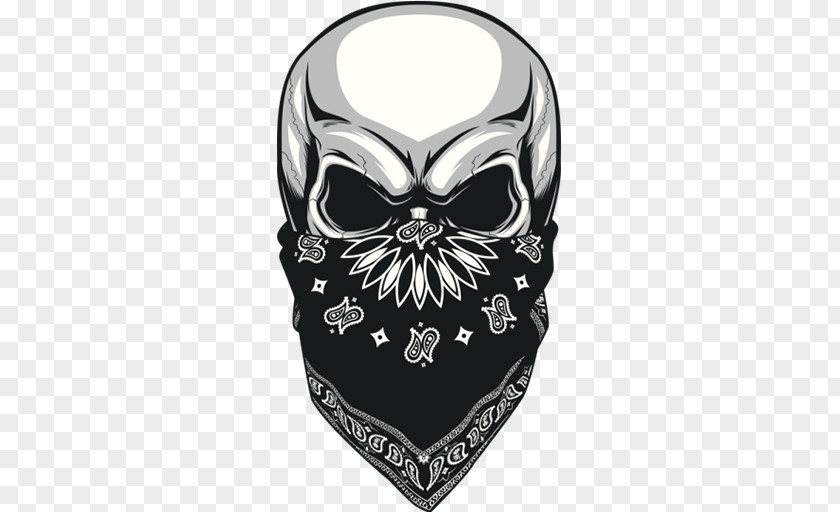 White Skull Mask Element Kerchief Royalty-free Stock Photography PNG