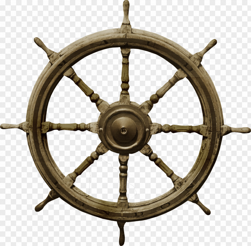 Boat Rudder Ships Wheel PNG