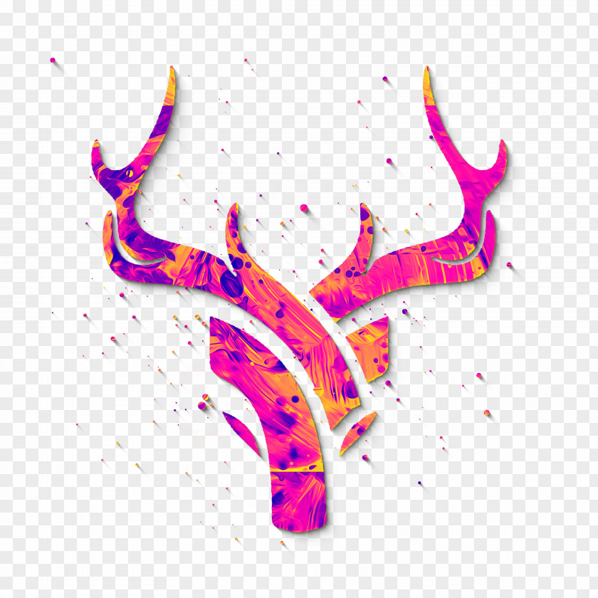 Deer Logo Graphic Design Illustration PNG