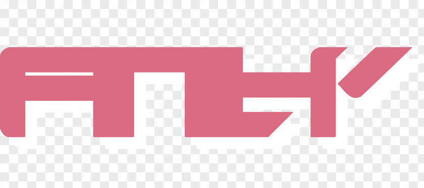 Design Logo Brand Pink M PNG