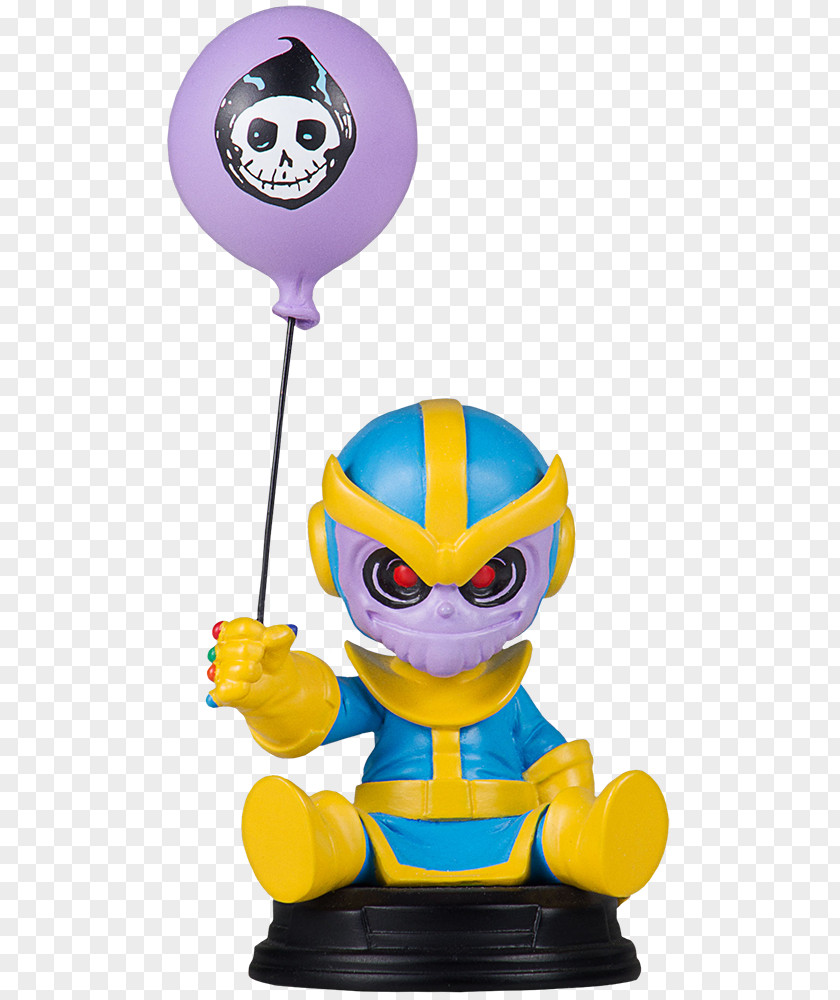Iron Man Thanos Deadpool Punisher Statue PNG