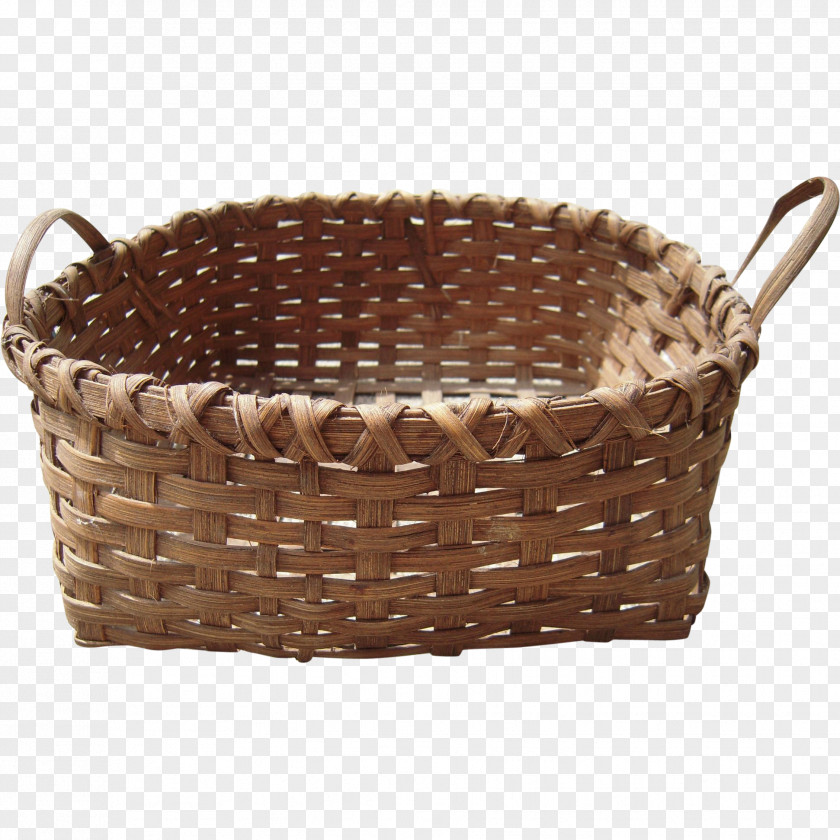 Reed 20th Century Basket Ruby Lane Box Toleware PNG