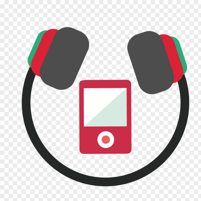 Vector Player Headphones MP3 PNG