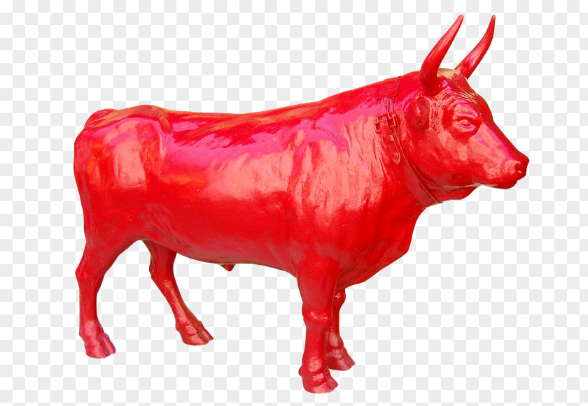 Animal Figure Ox Drawing Of Family PNG