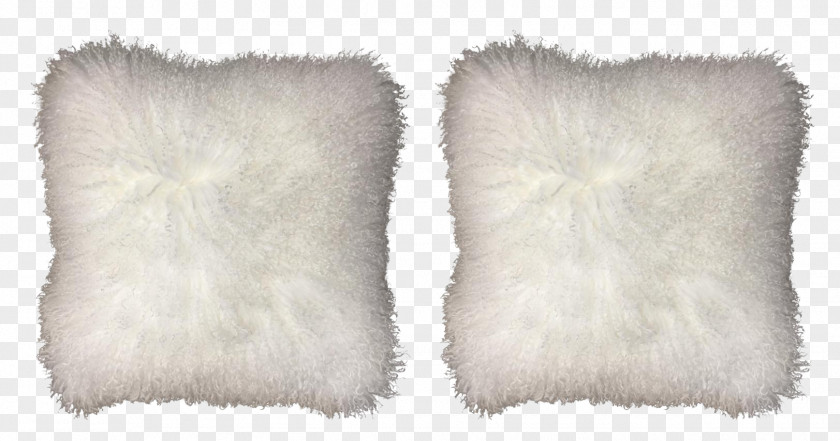 Lamb Fur Clothing Pillow PNG