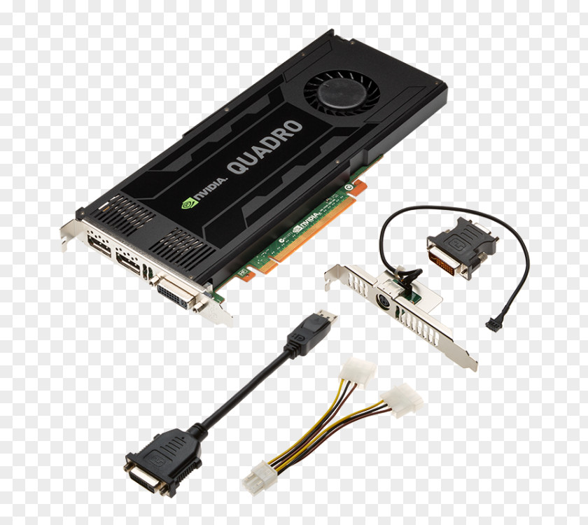 Nvidia Graphics Cards & Video Adapters Quadro GDDR5 SDRAM PCI Express Digital Visual Interface PNG