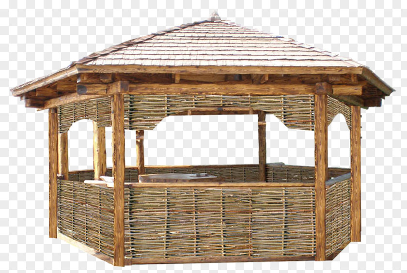 Cabane Gazebo Garden Shed Roof PNG