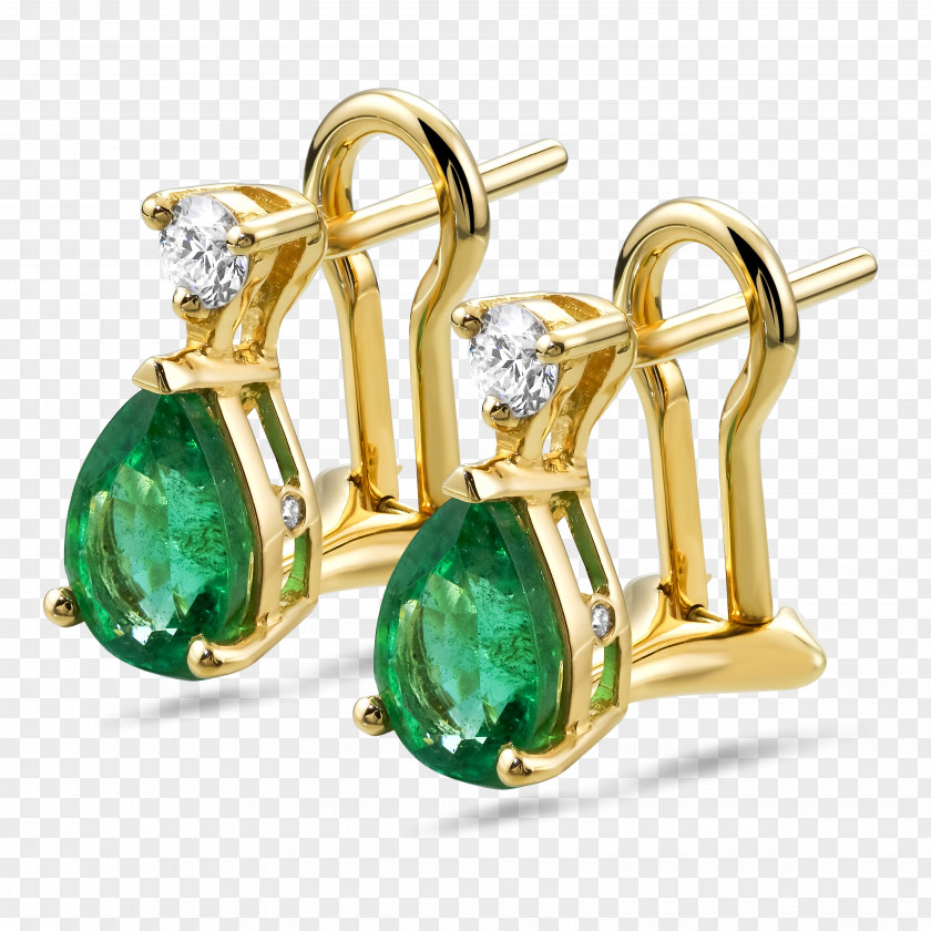 Emerald Earring Jewellery Diamond Oorstekers PNG