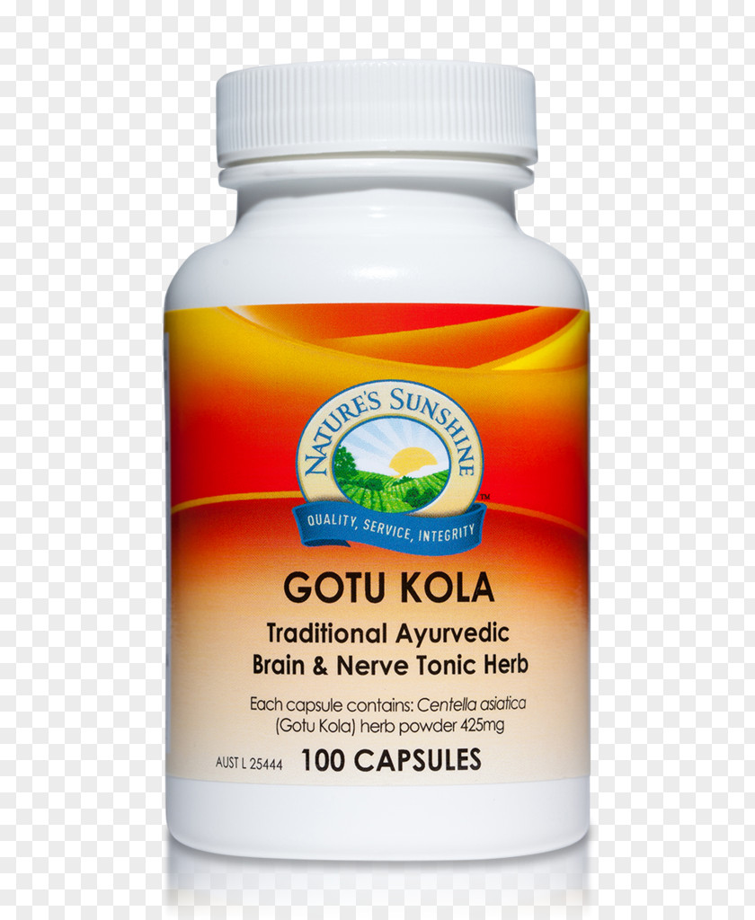Gotu Kola Nature's Sunshine Products Capsule Herb Dietary Supplement Capsicum PNG