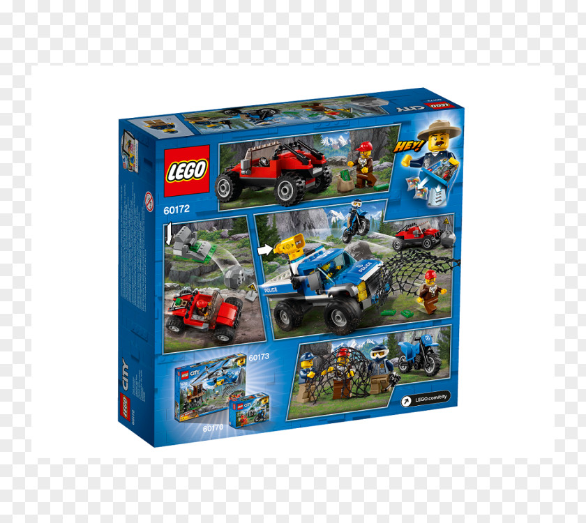 Lego Police LEGO 60172 City Dirt Road Pursuit Toy Ninjago Friends PNG