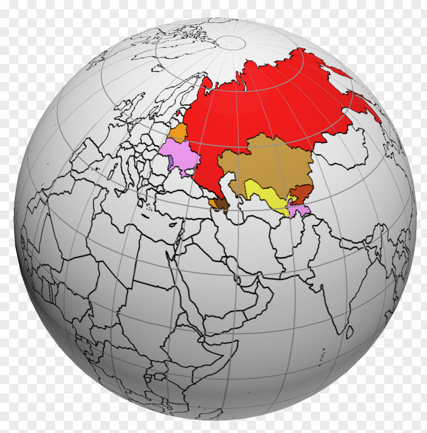 Map Russia Commonwealth Of Independent States Belarus Kazakhstan World PNG