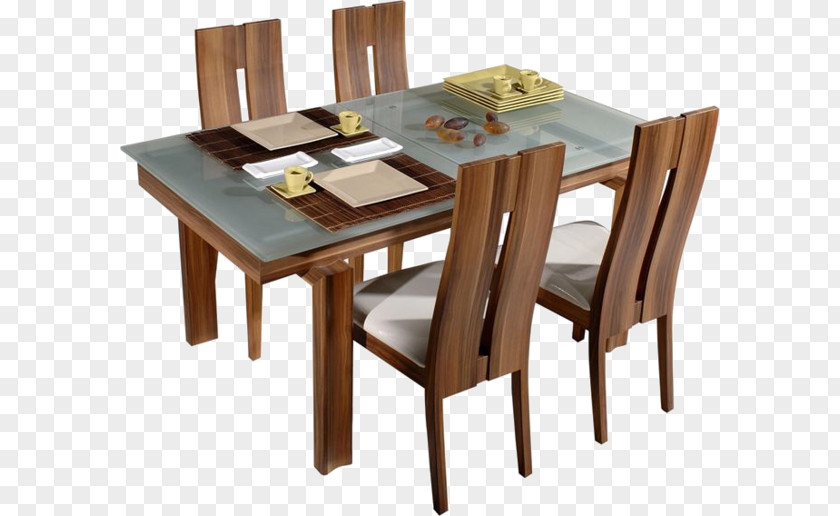 Table Dining Room Furniture Chair PNG