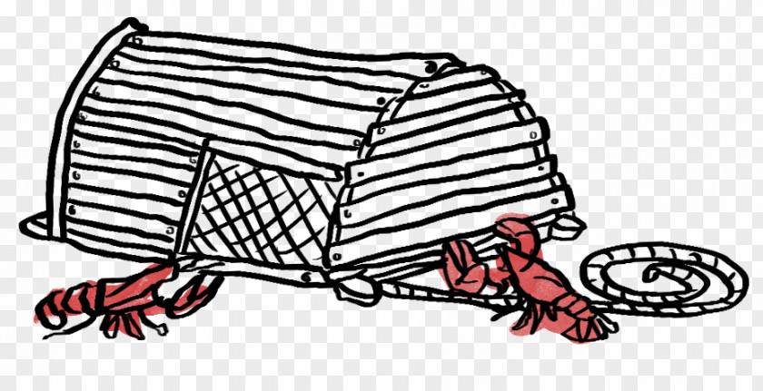 Wood Spider Maine Lobster Trap Clip Art Fish Crab PNG