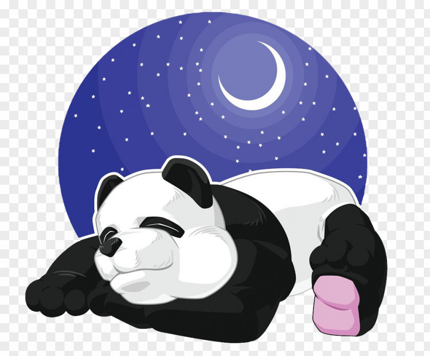Asleep Design Element Giant Panda Royalty-free Vector Graphics Illustration Image PNG