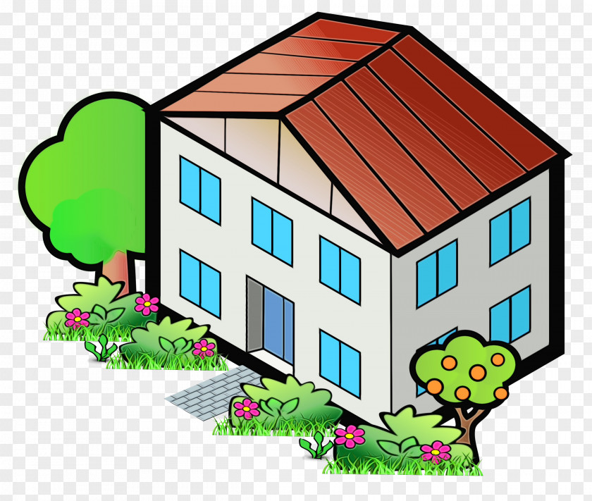 Building Real Estate House Property Clip Art Home Roof PNG