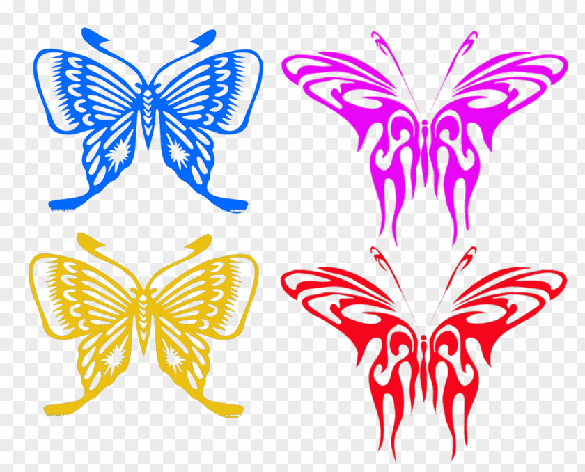 Butterfly Dream Drawing Silhouette PNG