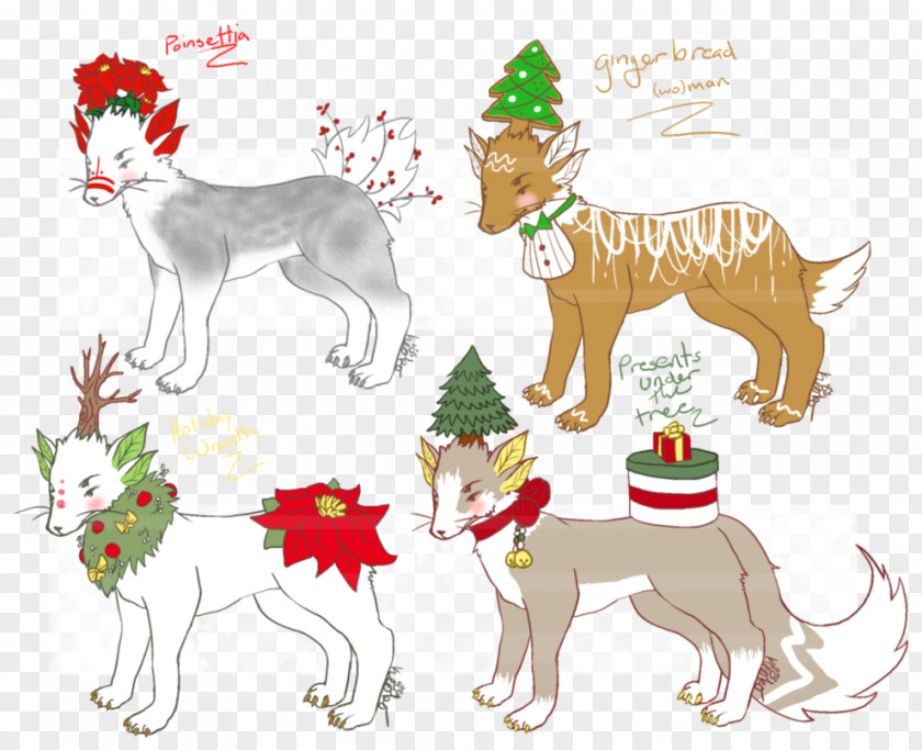 Dog Christmas Ornament Deer Tree PNG