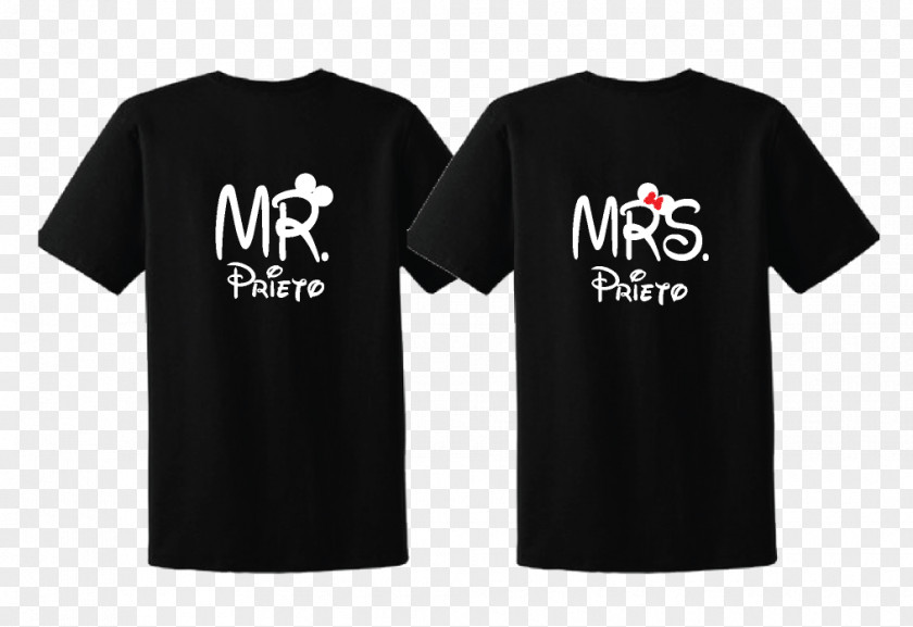 Just Married T-shirt Mickey Mouse Minnie Kirby PNG
